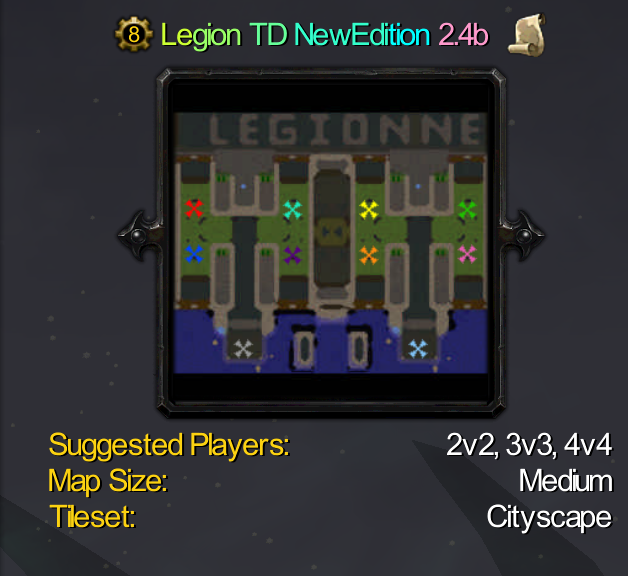 Legion TD NewEdition 2.5b map preview